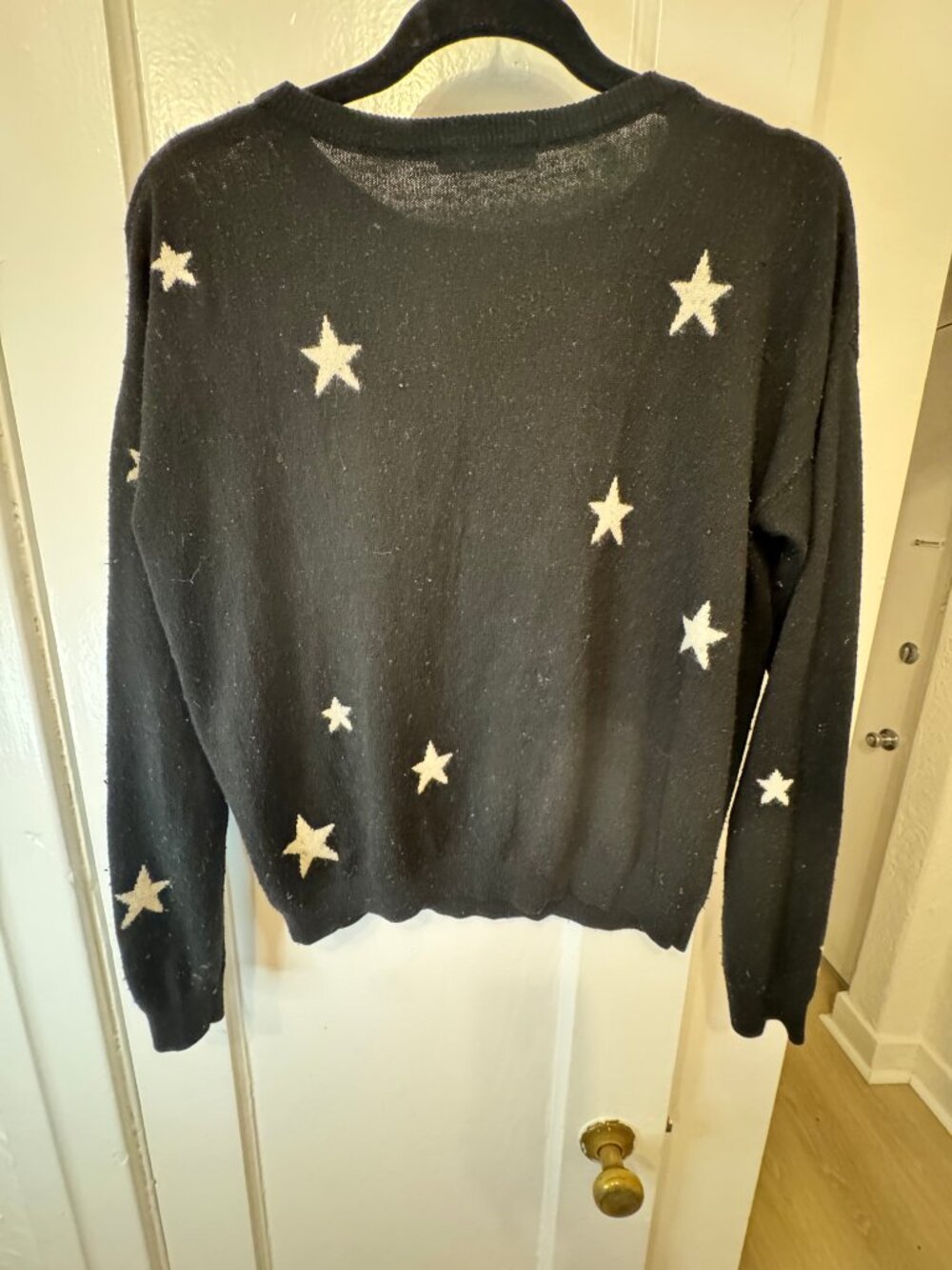 Brandy Melville Black Star Sweater - Picture 2 of 2